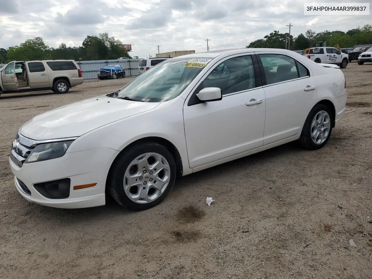 2010 Ford Fusion Se VIN: 3FAHP0HA4AR399837 Lot: 55931035