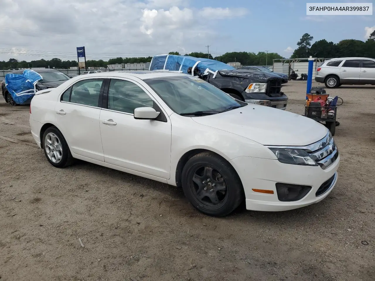 2010 Ford Fusion Se VIN: 3FAHP0HA4AR399837 Lot: 55931035