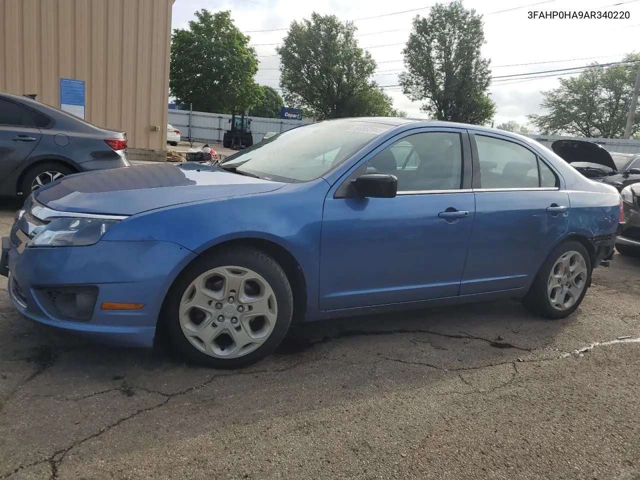 2010 Ford Fusion Se VIN: 3FAHP0HA9AR340220 Lot: 56862945