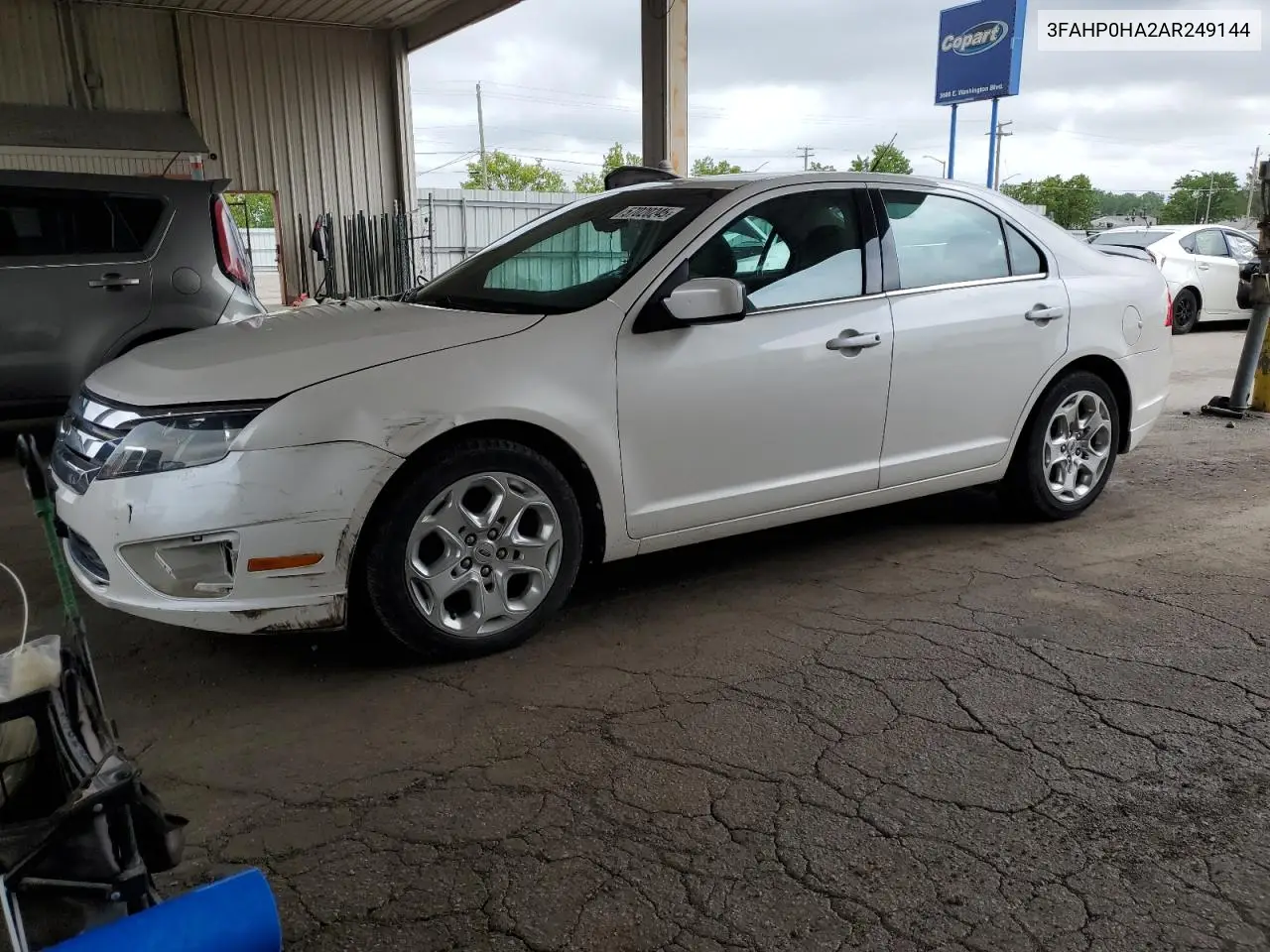 2010 Ford Fusion Se VIN: 3FAHP0HA2AR249144 Lot: 57020245
