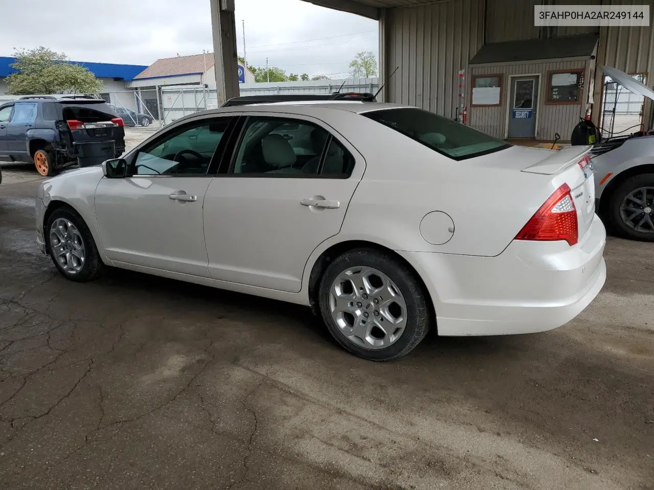 2010 Ford Fusion Se VIN: 3FAHP0HA2AR249144 Lot: 57020245