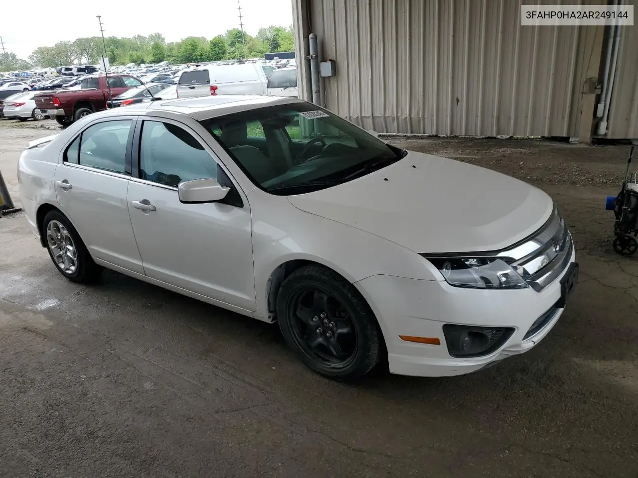 2010 Ford Fusion Se VIN: 3FAHP0HA2AR249144 Lot: 57020245