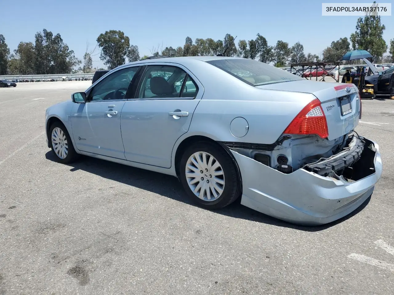 2010 Ford Fusion Hybrid VIN: 3FADP0L34AR137176 Lot: 62146865