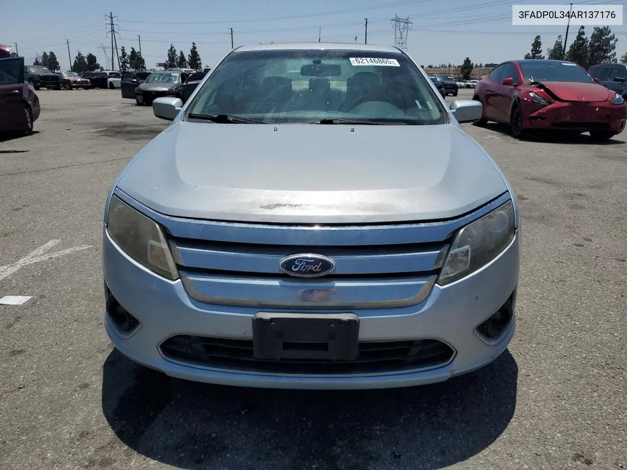 2010 Ford Fusion Hybrid VIN: 3FADP0L34AR137176 Lot: 62146865
