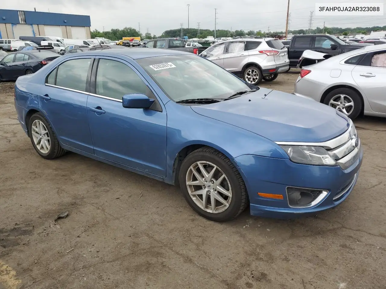 2010 Ford Fusion Sel VIN: 3FAHP0JA2AR323088 Lot: 62853975