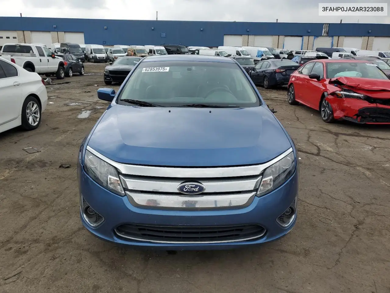 2010 Ford Fusion Sel VIN: 3FAHP0JA2AR323088 Lot: 62853975