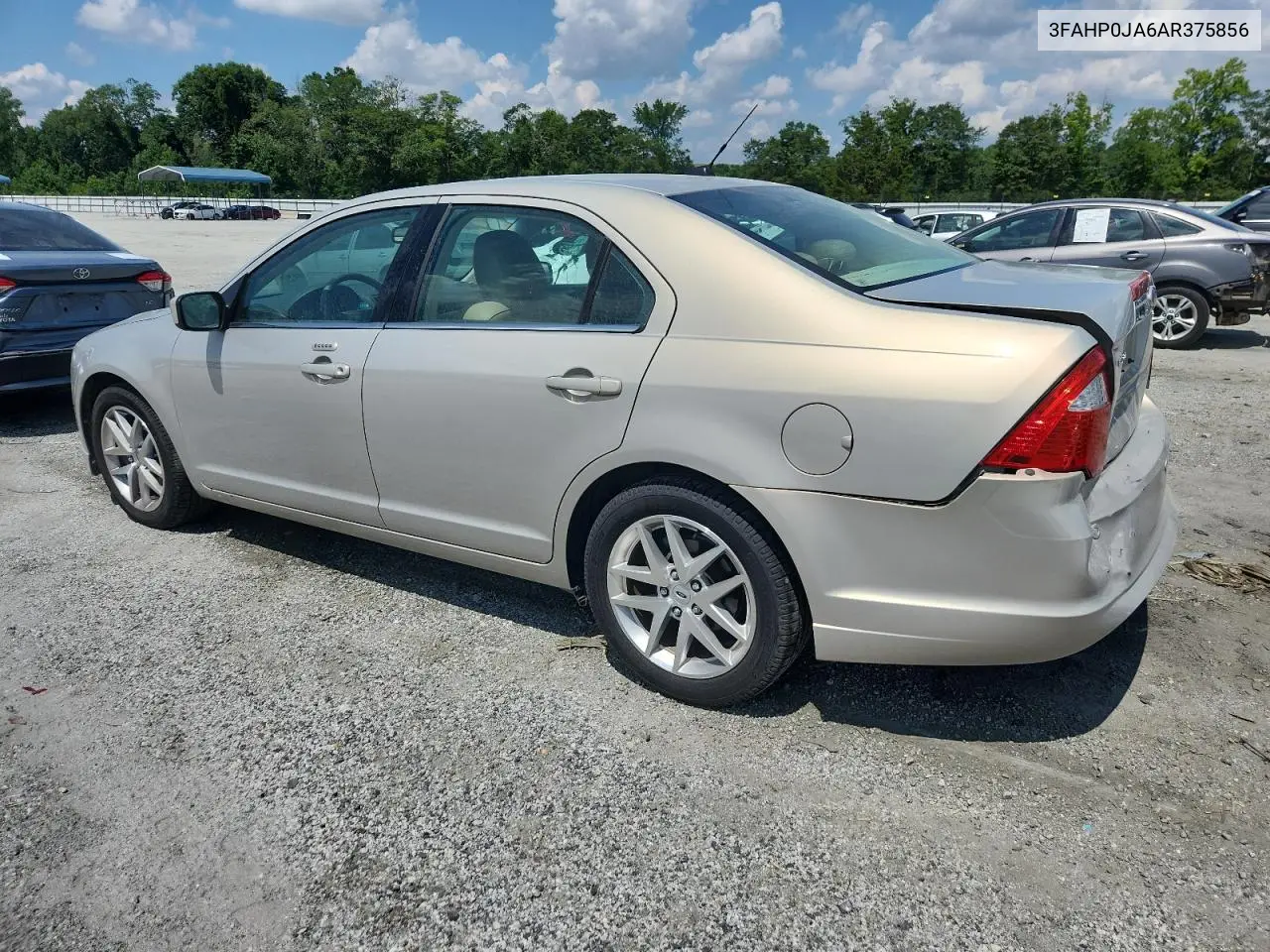 2010 Ford Fusion Sel VIN: 3FAHP0JA6AR375856 Lot: 62969085
