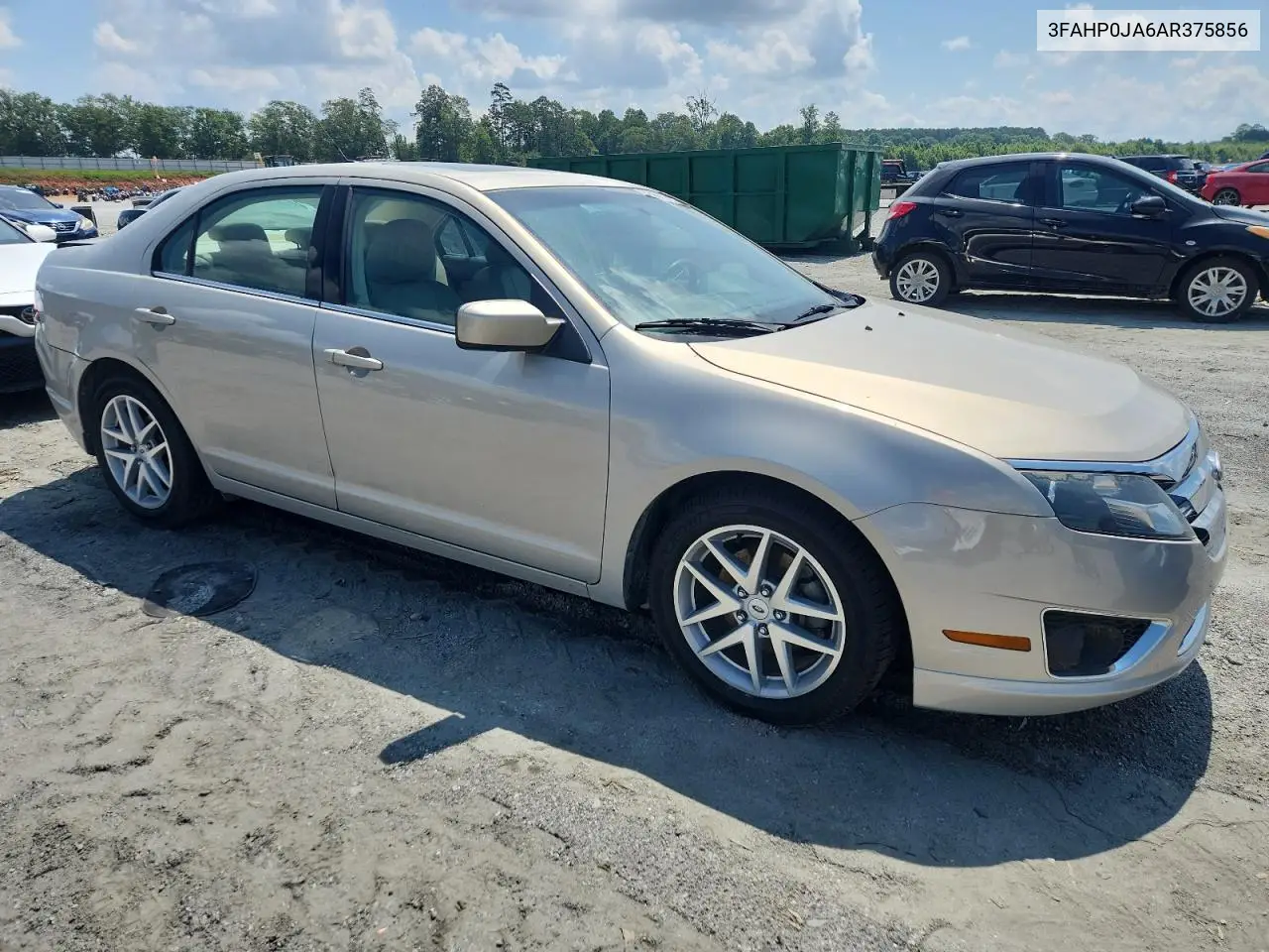 2010 Ford Fusion Sel VIN: 3FAHP0JA6AR375856 Lot: 62969085