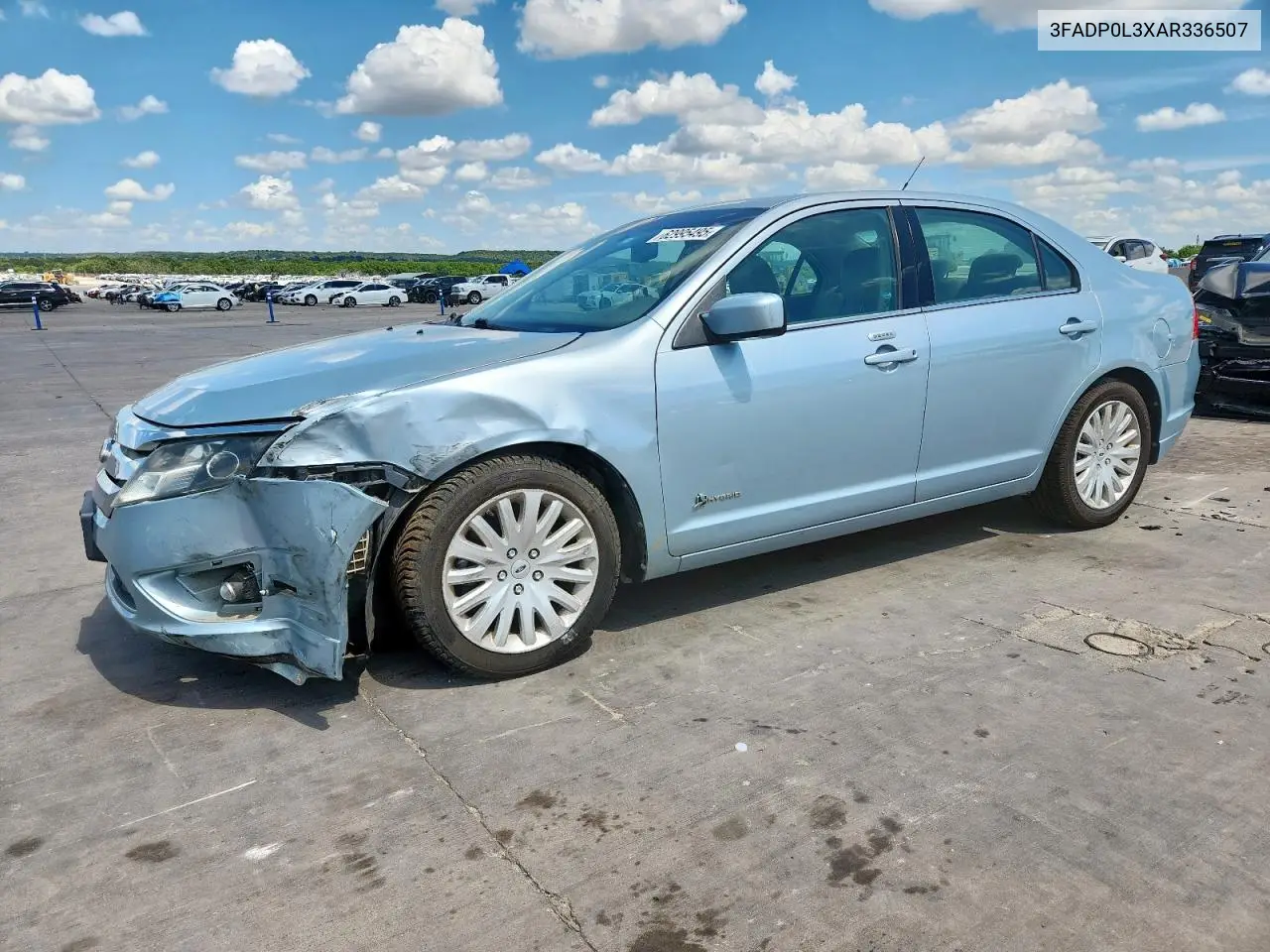 2010 Ford Fusion Hybrid VIN: 3FADP0L3XAR336507 Lot: 62995495