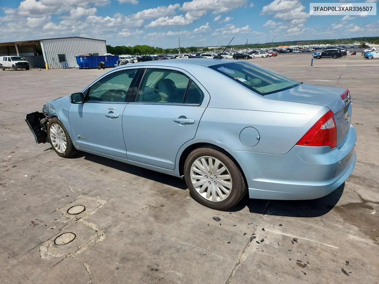 2010 Ford Fusion Hybrid VIN: 3FADP0L3XAR336507 Lot: 62995495