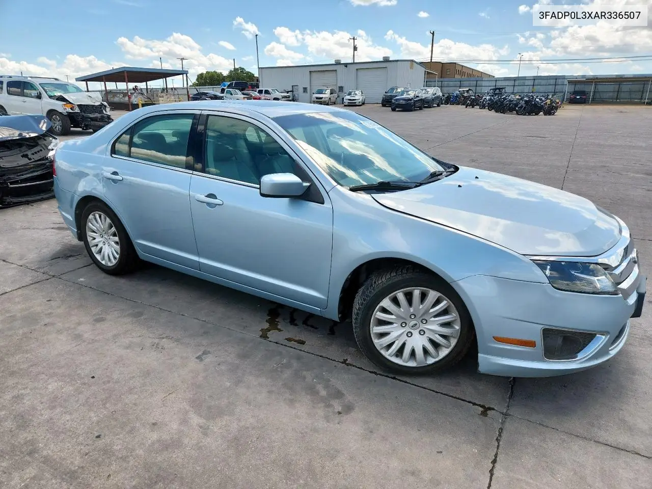 2010 Ford Fusion Hybrid VIN: 3FADP0L3XAR336507 Lot: 62995495