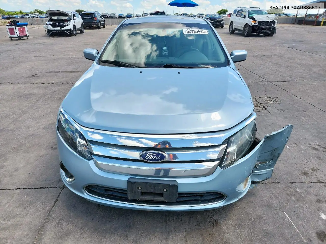 2010 Ford Fusion Hybrid VIN: 3FADP0L3XAR336507 Lot: 62995495