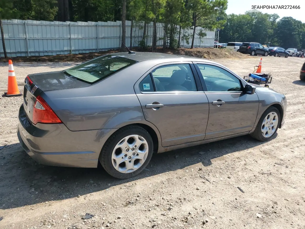 2010 Ford Fusion Se VIN: 3FAHP0HA7AR272466 Lot: 63073015