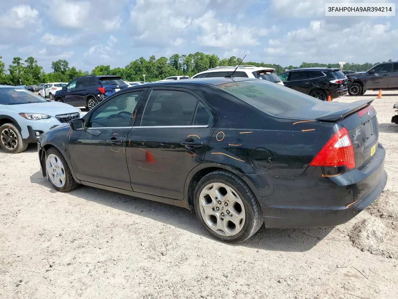 2010 Ford Fusion Se VIN: 3FAHP0HA9AR394214 Lot: 65630065