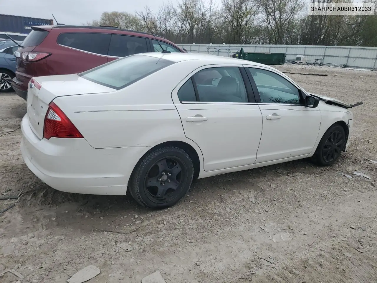 2011 Ford Fusion Se VIN: 3FAHP0HA0BR312033 Lot: 55608855