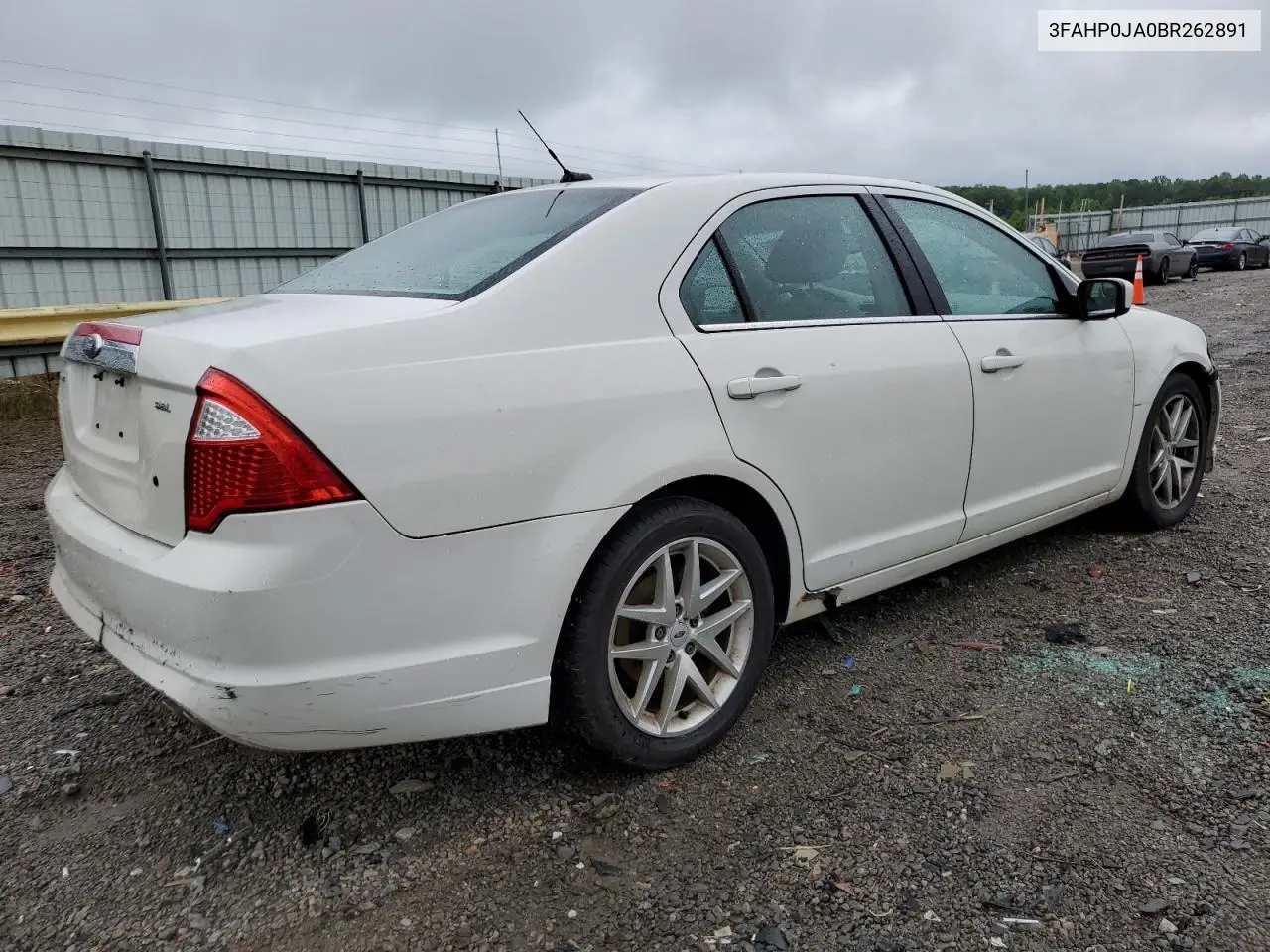 2011 Ford Fusion Sel VIN: 3FAHP0JA0BR262891 Lot: 56379135