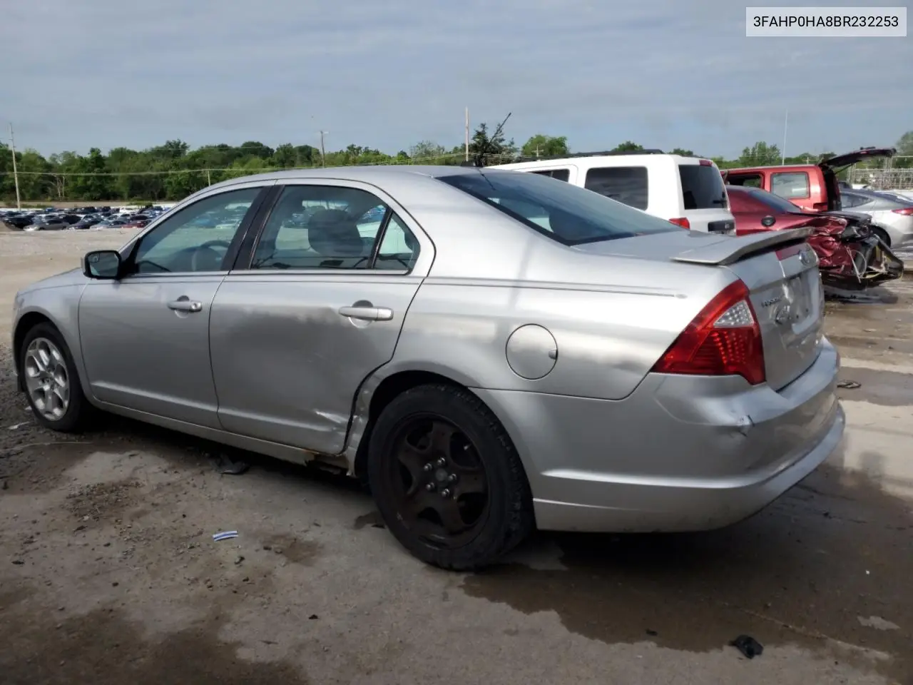 2011 Ford Fusion Se VIN: 3FAHP0HA8BR232253 Lot: 56421995