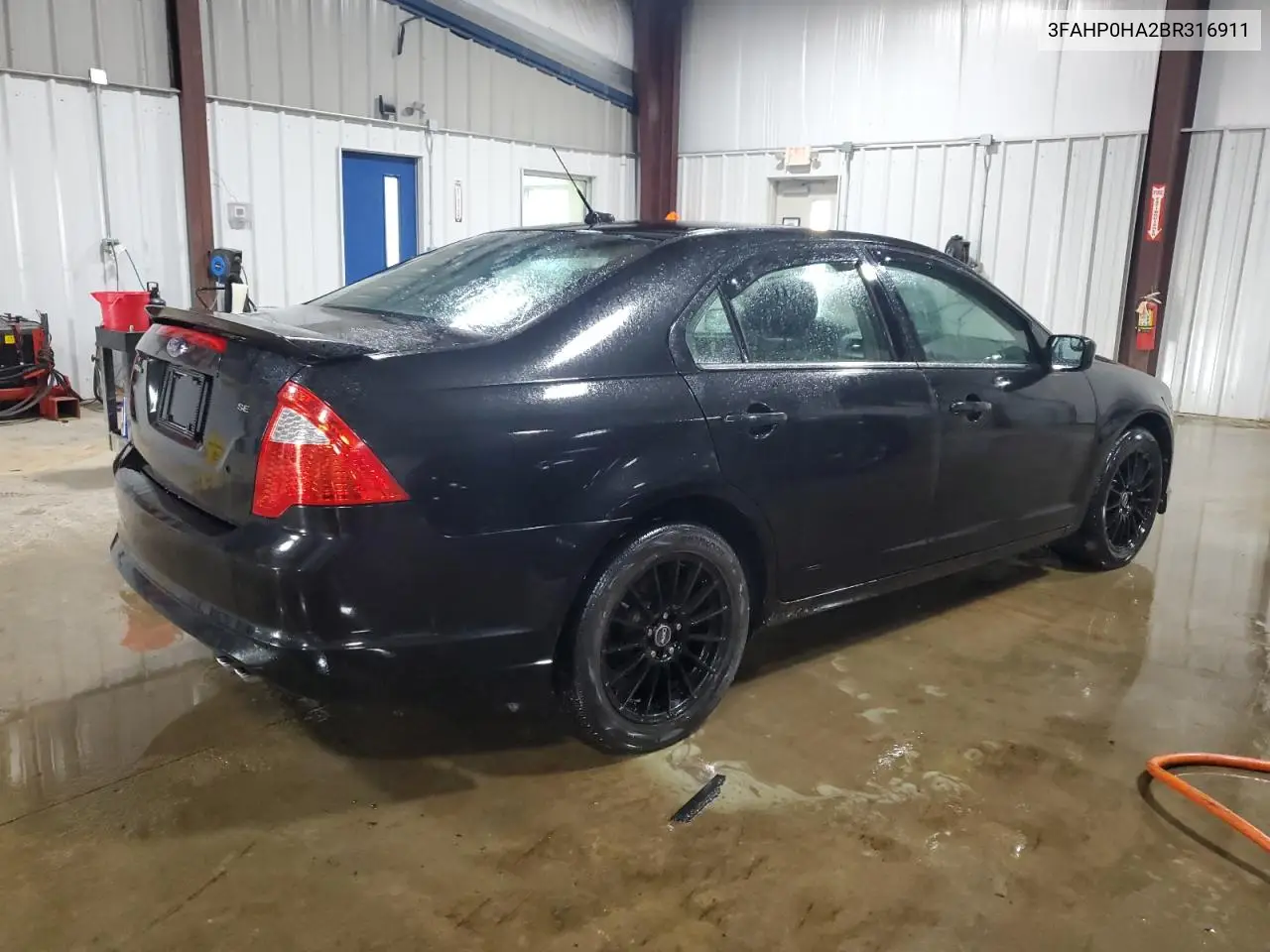 2011 Ford Fusion Se VIN: 3FAHP0HA2BR316911 Lot: 56481325