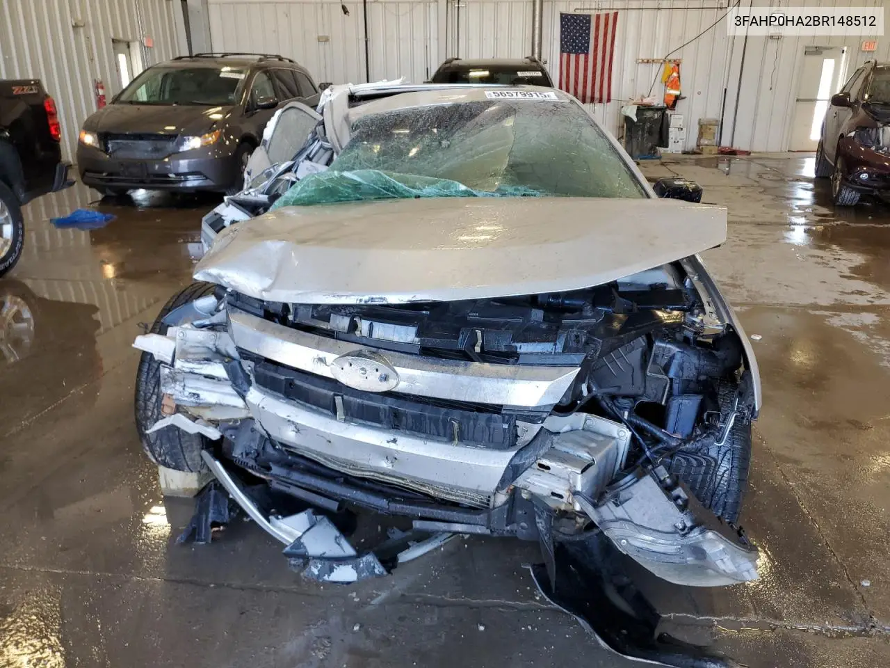 2011 Ford Fusion Se VIN: 3FAHP0HA2BR148512 Lot: 56579915