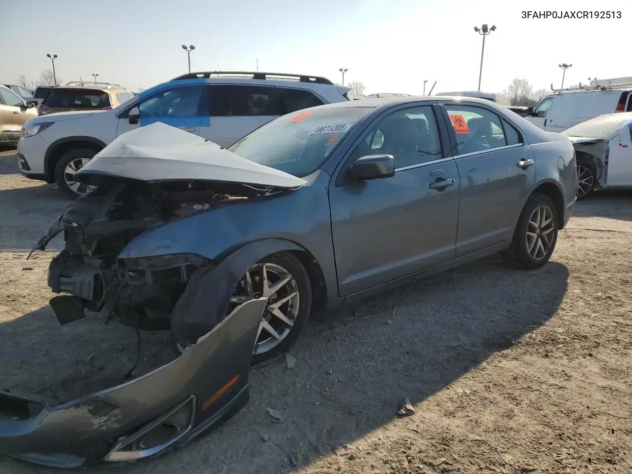 2012 Ford Fusion Sel VIN: 3FAHP0JAXCR192513 Lot: 48873205