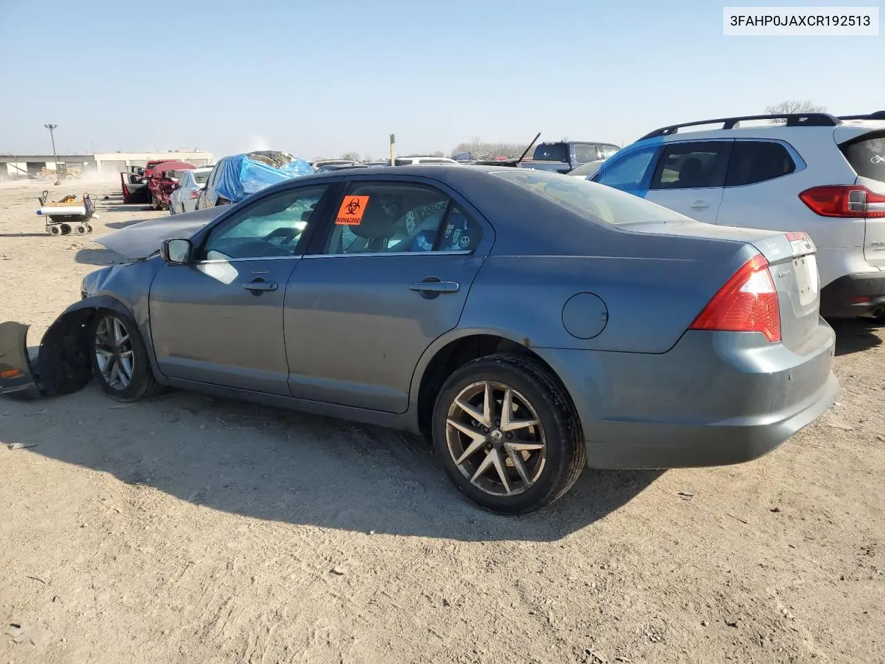 2012 Ford Fusion Sel VIN: 3FAHP0JAXCR192513 Lot: 48873205