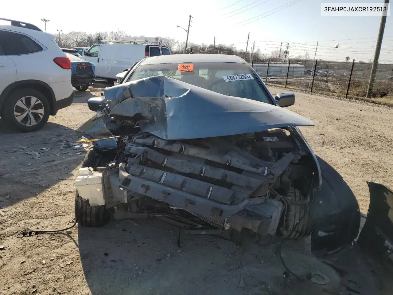 2012 Ford Fusion Sel VIN: 3FAHP0JAXCR192513 Lot: 48873205