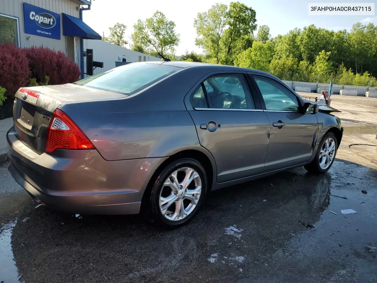 2012 Ford Fusion Se VIN: 3FAHP0HA0CR437115 Lot: 56583495