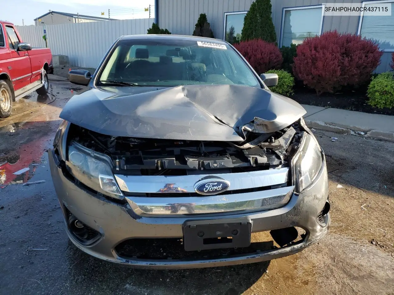 2012 Ford Fusion Se VIN: 3FAHP0HA0CR437115 Lot: 56583495