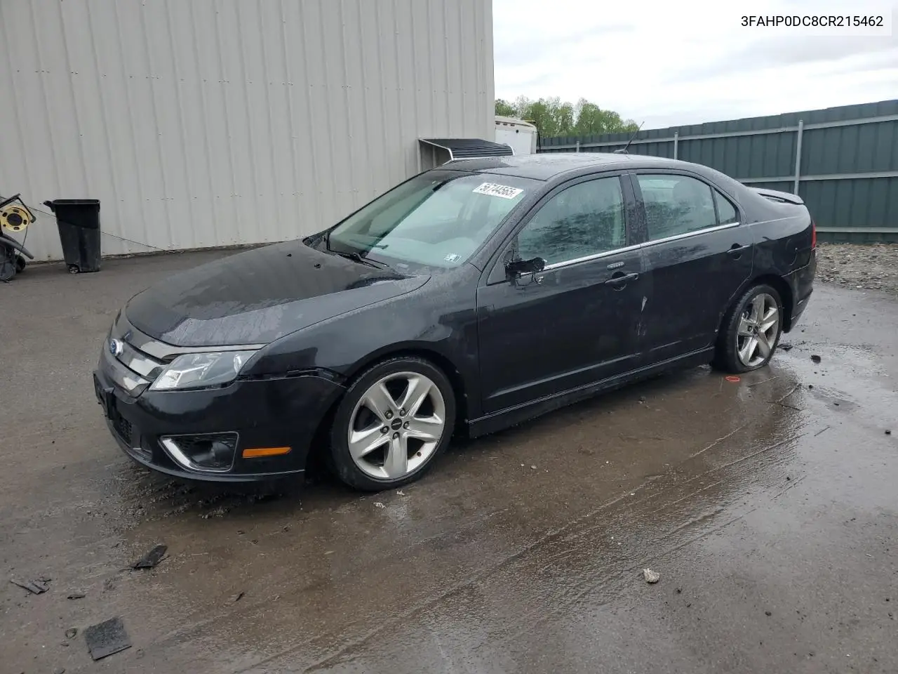2012 Ford Fusion Sport VIN: 3FAHP0DC8CR215462 Lot: 56744565