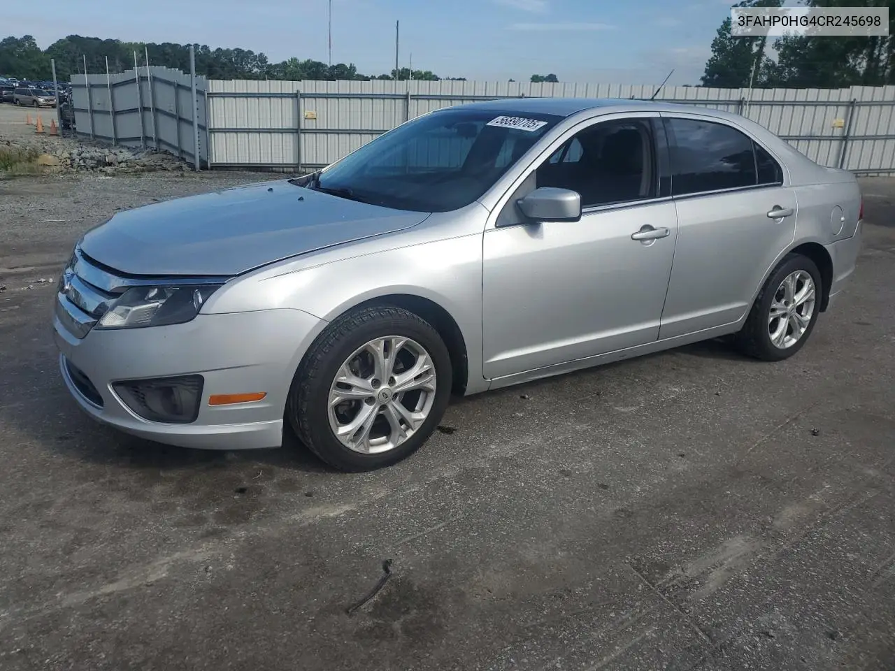 2012 Ford Fusion Se VIN: 3FAHP0HG4CR245698 Lot: 56890705