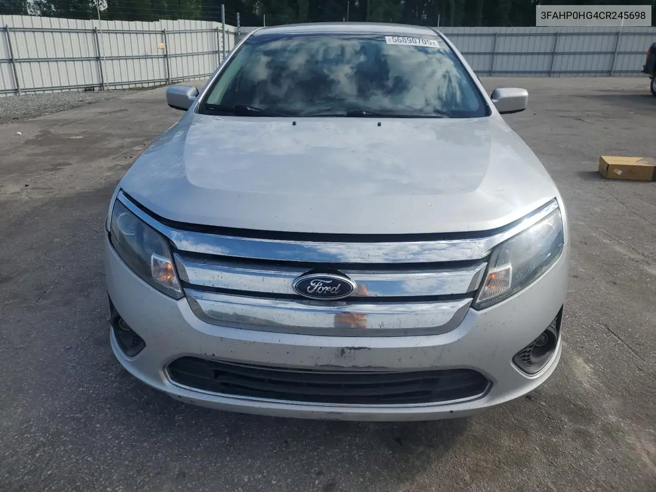 2012 Ford Fusion Se VIN: 3FAHP0HG4CR245698 Lot: 56890705