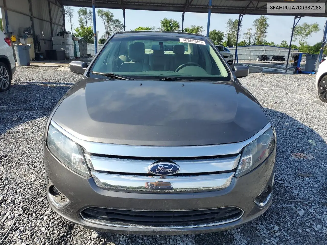 2012 Ford Fusion Sel VIN: 3FAHP0JA7CR387288 Lot: 56968885