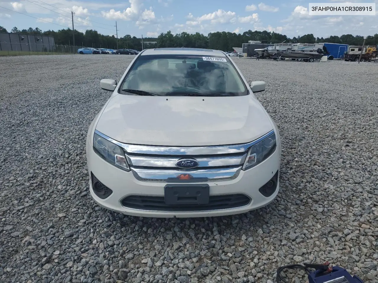 2012 Ford Fusion Se VIN: 3FAHP0HA1CR308915 Lot: 58471655