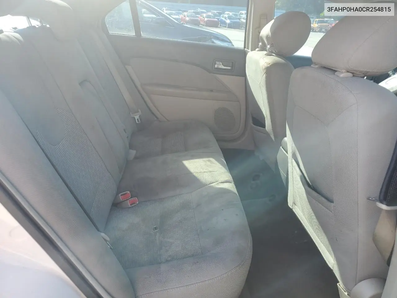 2012 Ford Fusion Se VIN: 3FAHP0HA0CR254815 Lot: 61973405