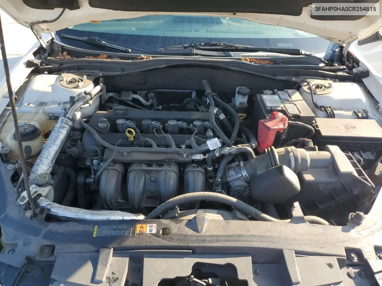 2012 Ford Fusion Se VIN: 3FAHP0HA0CR254815 Lot: 61973405