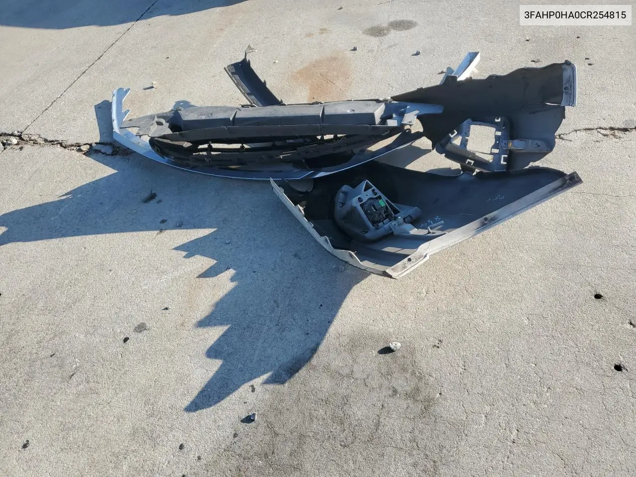 2012 Ford Fusion Se VIN: 3FAHP0HA0CR254815 Lot: 61973405