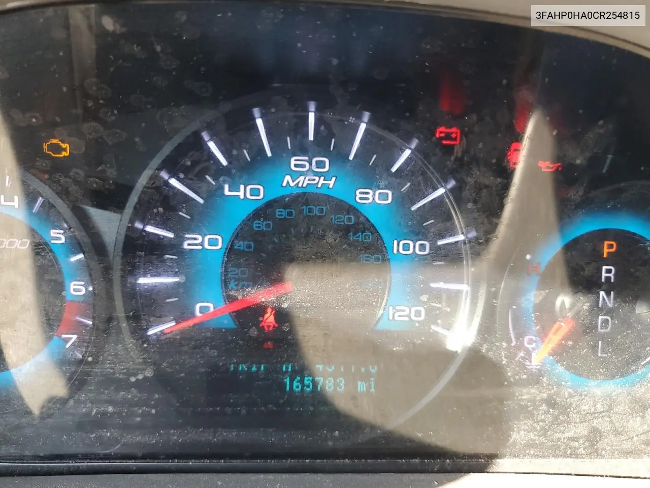 2012 Ford Fusion Se VIN: 3FAHP0HA0CR254815 Lot: 61973405