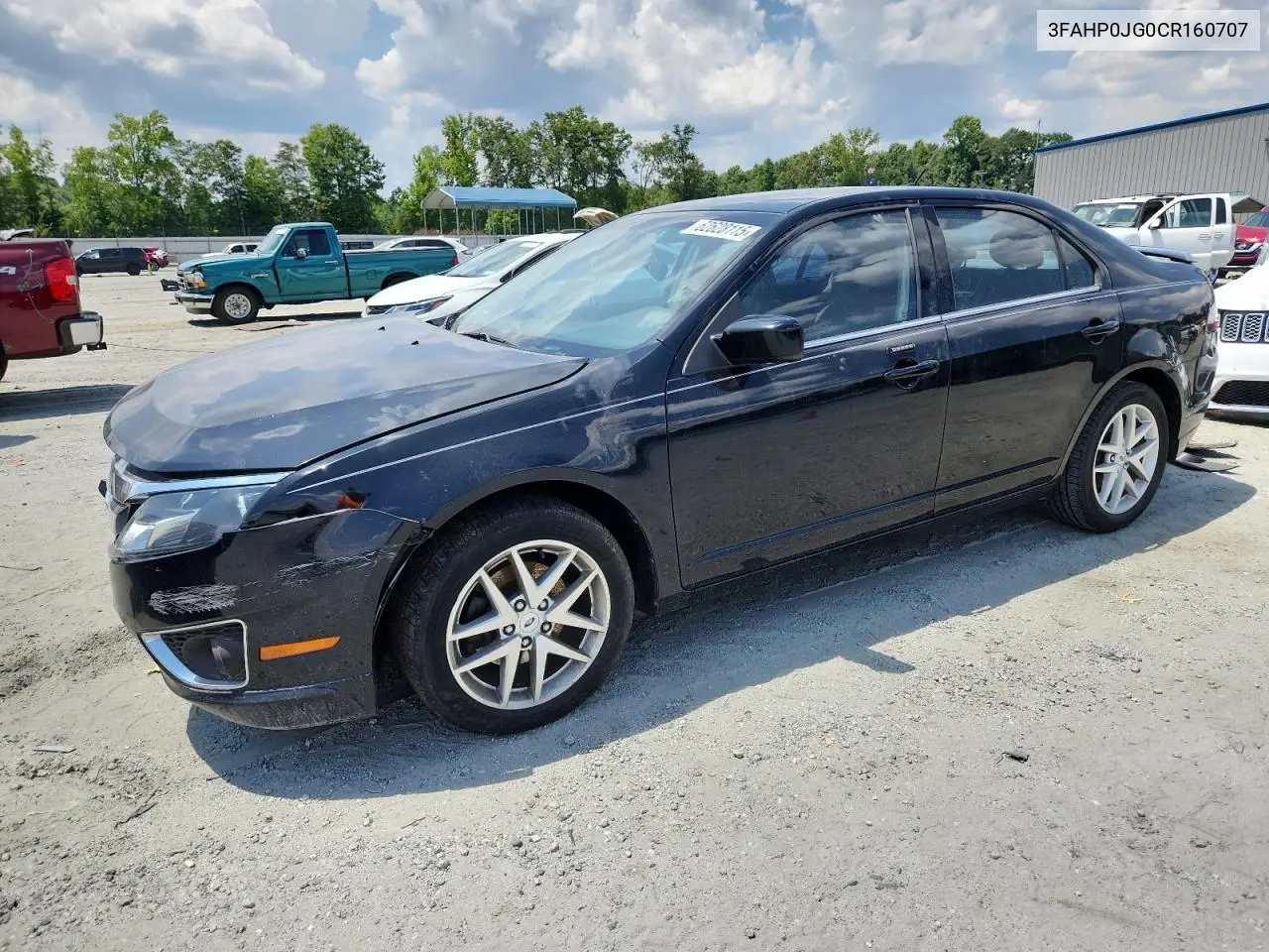 2012 Ford Fusion Sel VIN: 3FAHP0JG0CR160707 Lot: 62628115
