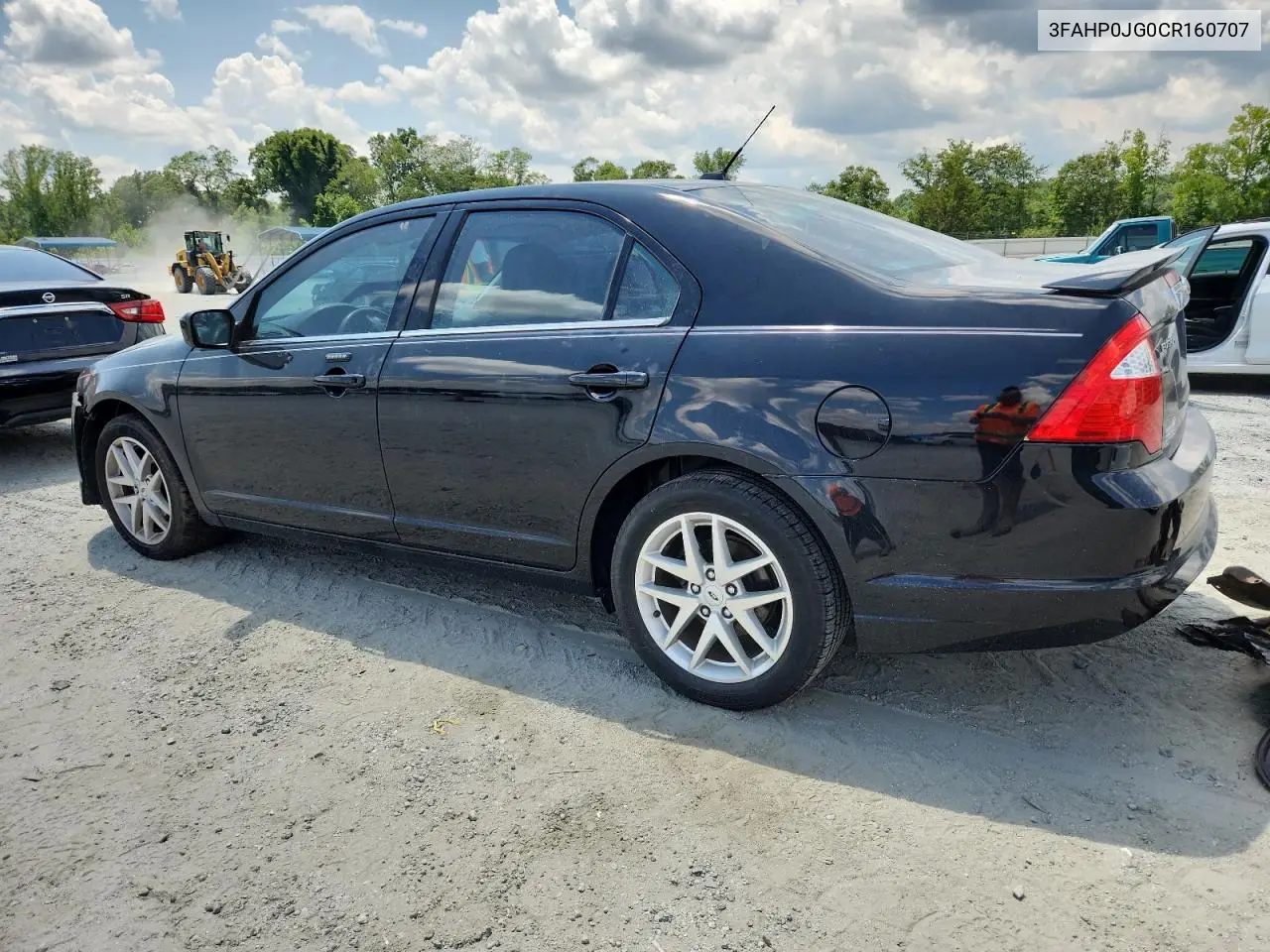 2012 Ford Fusion Sel VIN: 3FAHP0JG0CR160707 Lot: 62628115