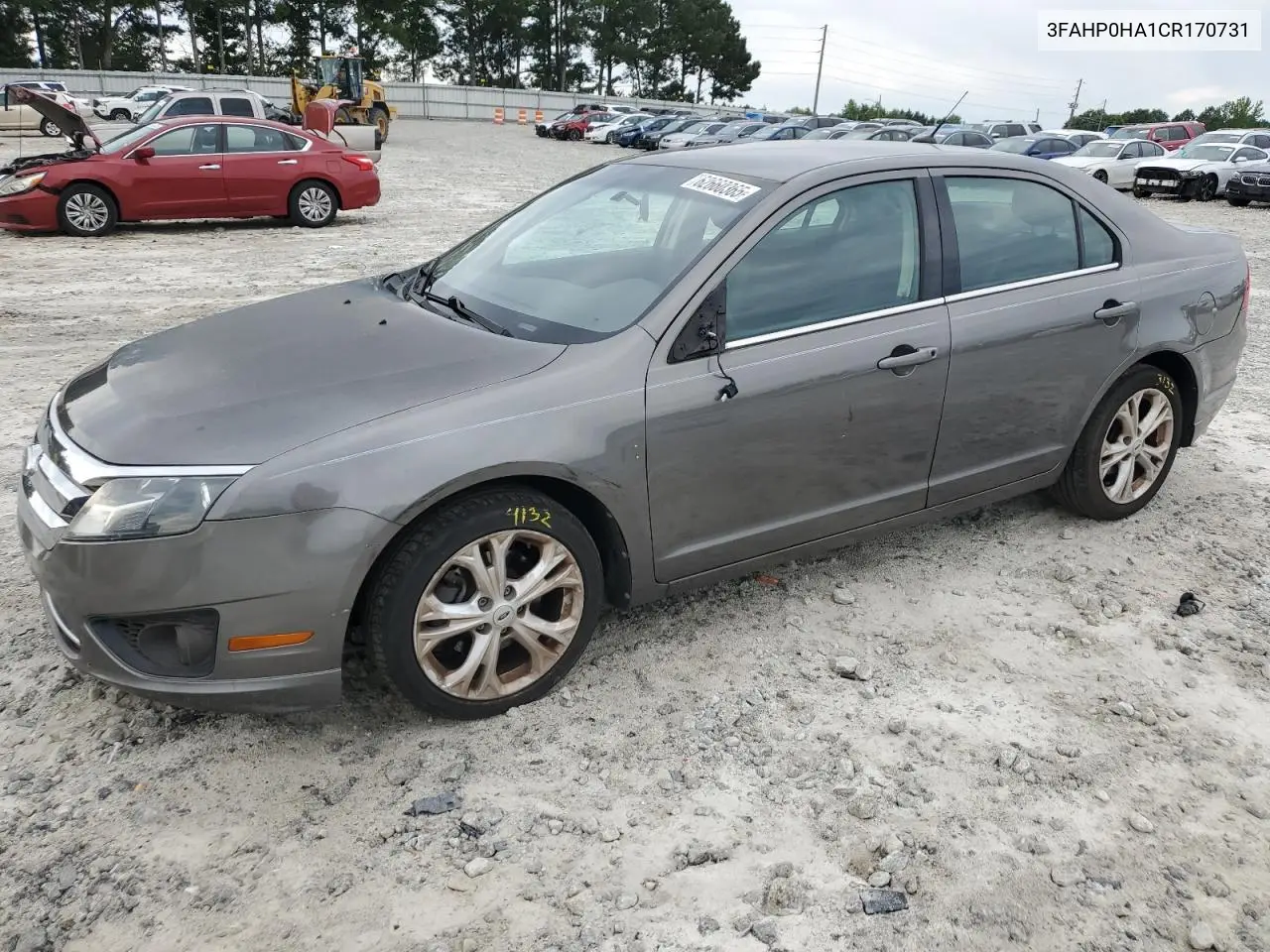 2012 Ford Fusion Se VIN: 3FAHP0HA1CR170731 Lot: 62660365