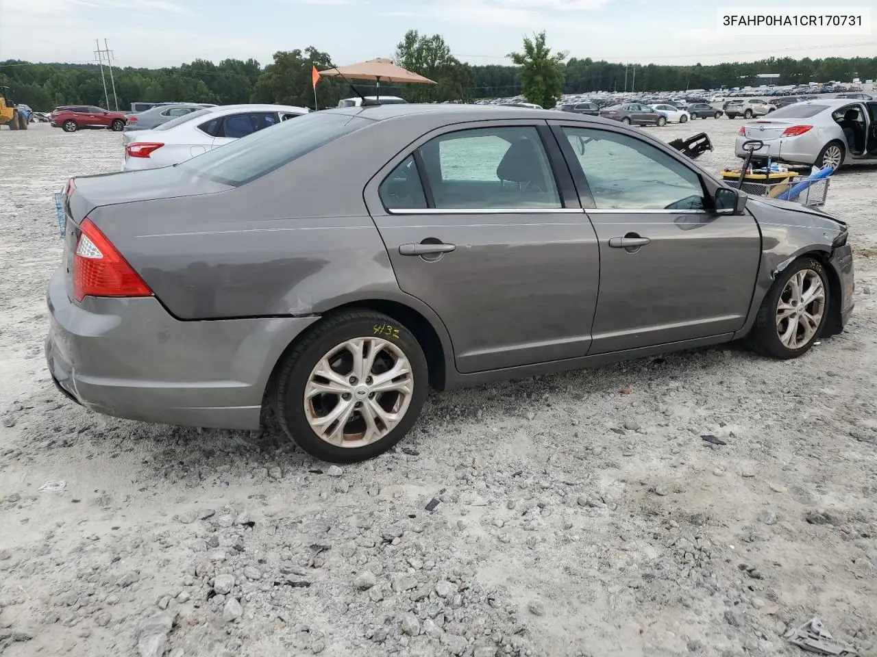 2012 Ford Fusion Se VIN: 3FAHP0HA1CR170731 Lot: 62660365