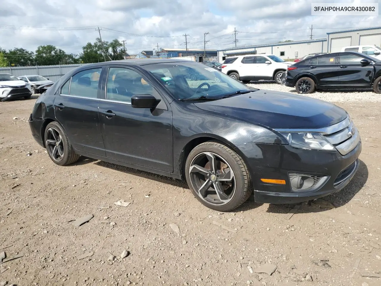 2012 Ford Fusion Se VIN: 3FAHP0HA9CR430082 Lot: 62730195