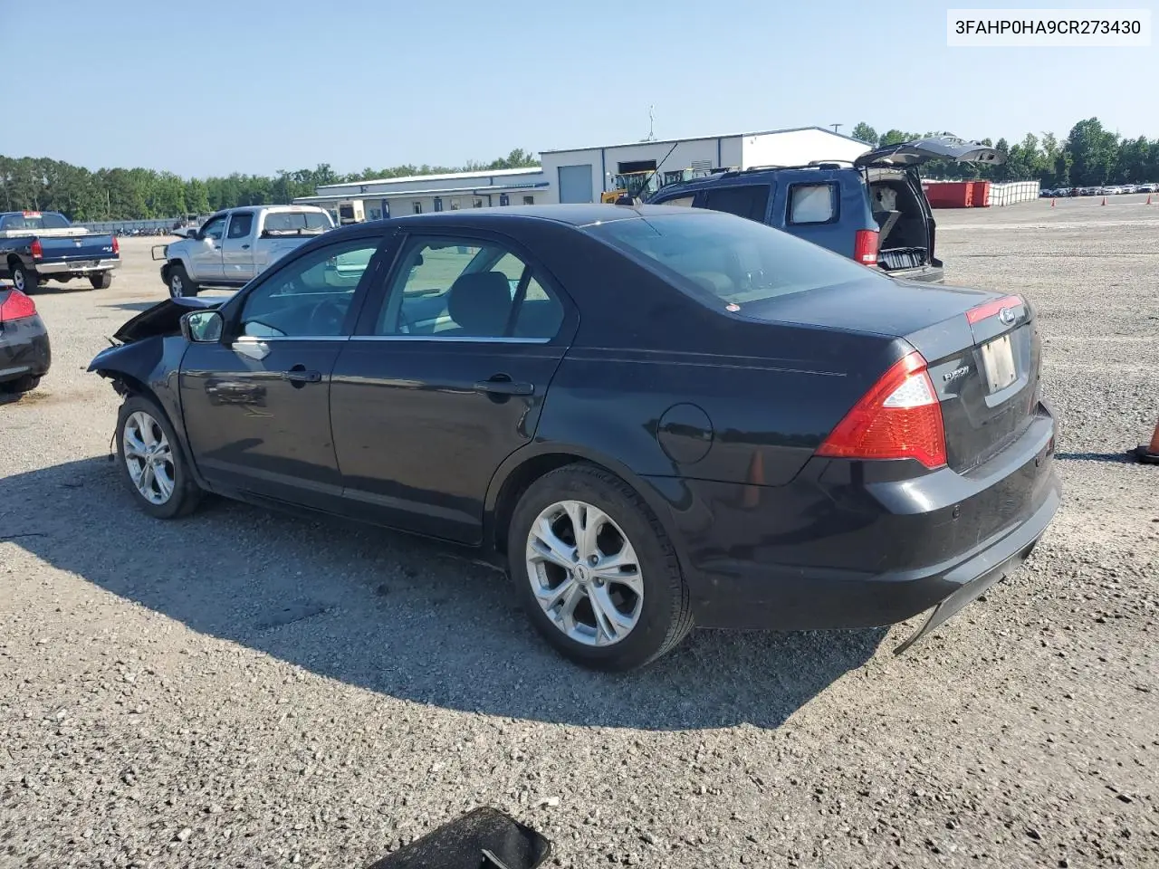 2012 Ford Fusion Se VIN: 3FAHP0HA9CR273430 Lot: 62766575