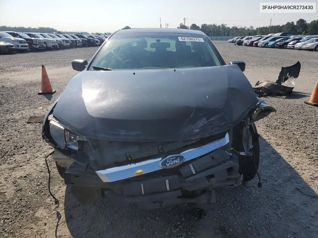 2012 Ford Fusion Se VIN: 3FAHP0HA9CR273430 Lot: 62766575