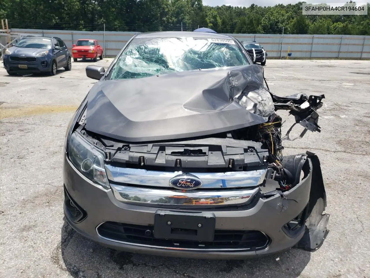 2012 Ford Fusion Se VIN: 3FAHP0HA4CR194604 Lot: 62830595