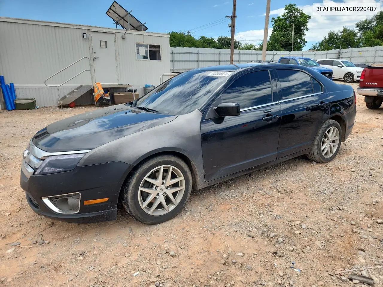 2012 Ford Fusion Sel VIN: 3FAHP0JA1CR220487 Lot: 62906695