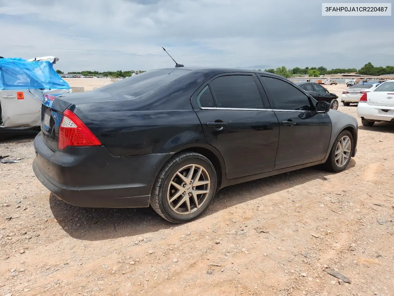 2012 Ford Fusion Sel VIN: 3FAHP0JA1CR220487 Lot: 62906695