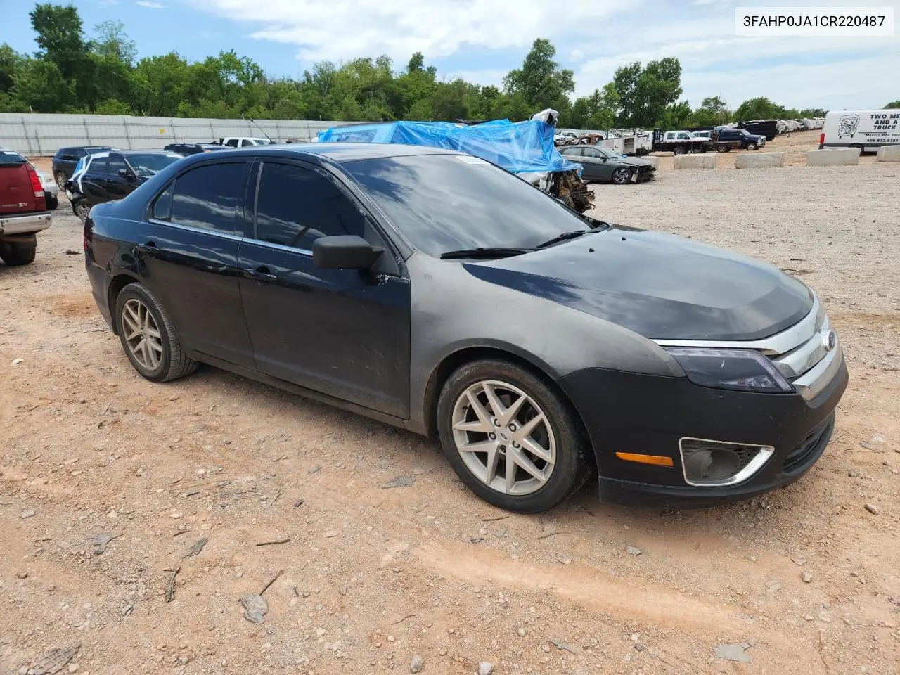 2012 Ford Fusion Sel VIN: 3FAHP0JA1CR220487 Lot: 62906695