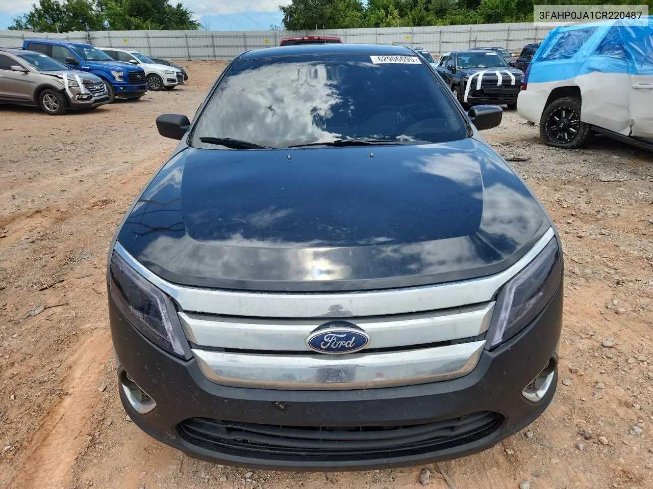2012 Ford Fusion Sel VIN: 3FAHP0JA1CR220487 Lot: 62906695