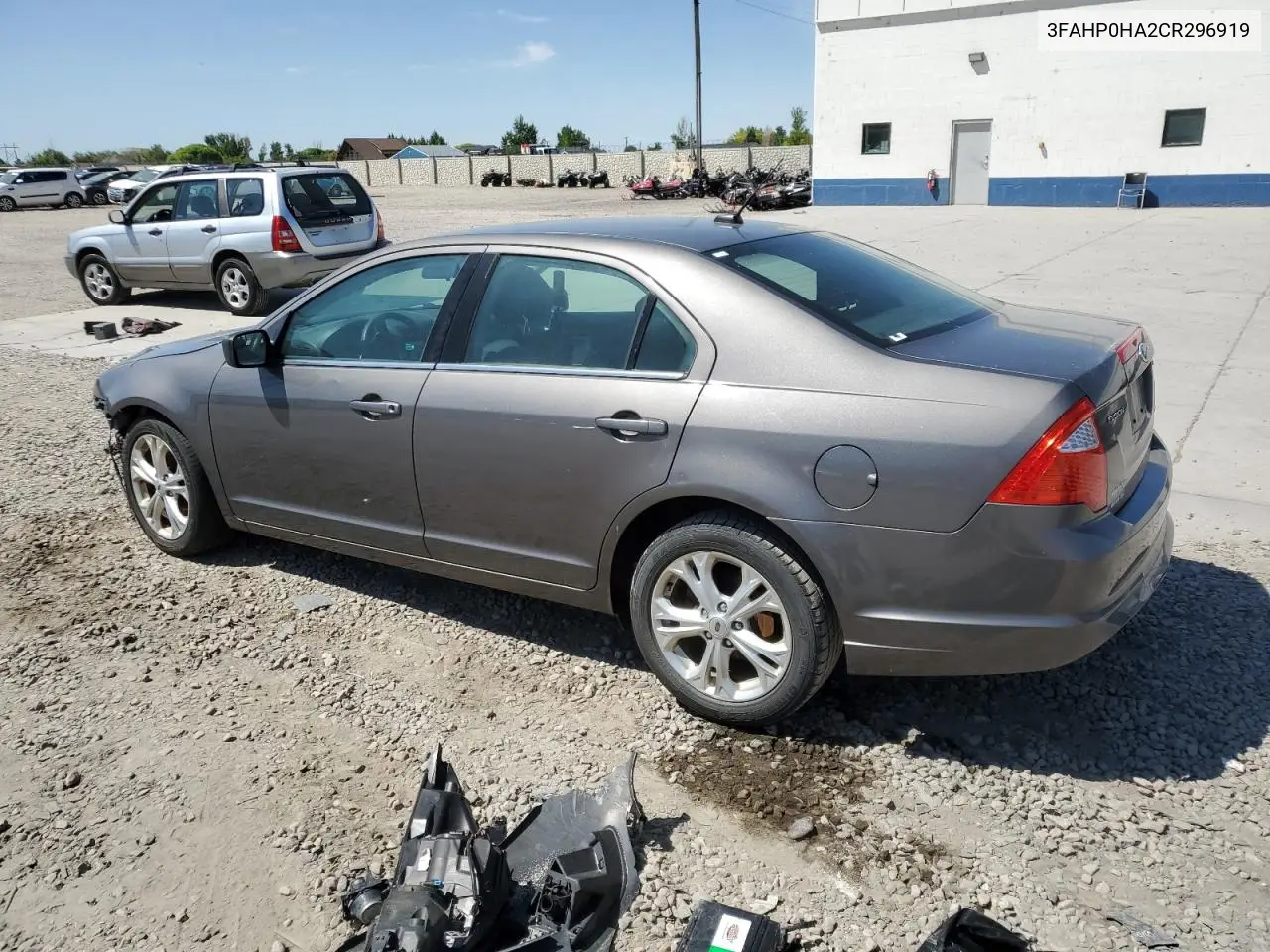 2012 Ford Fusion Se VIN: 3FAHP0HA2CR296919 Lot: 62986875